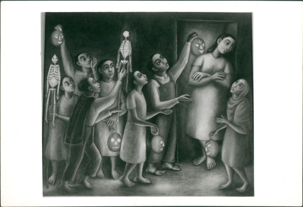 Noche de muertos en el Tepozteco.