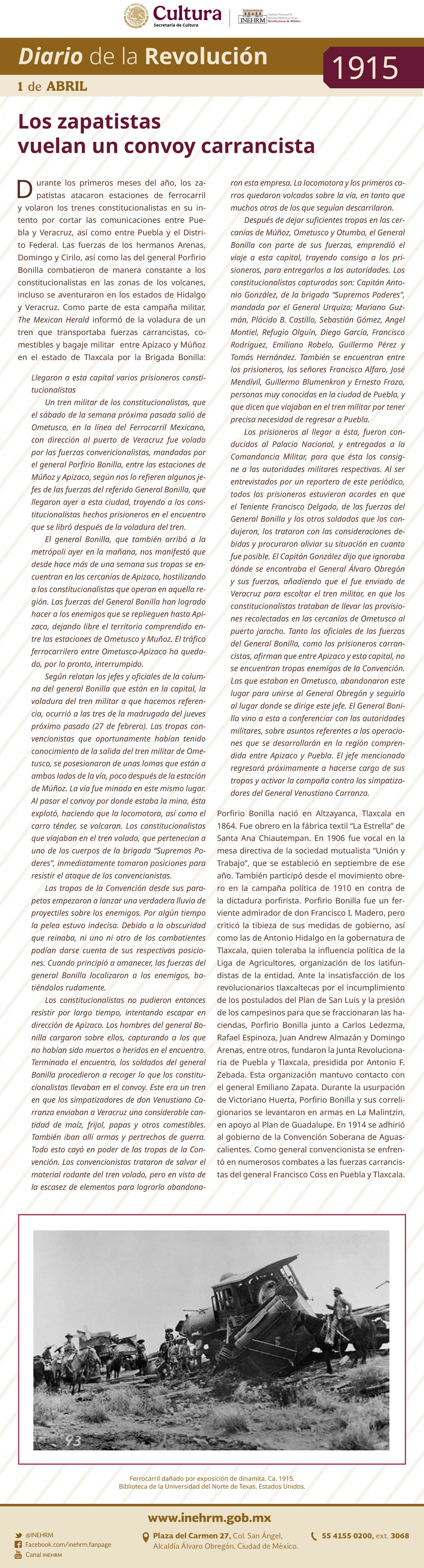 1 de abril 1915