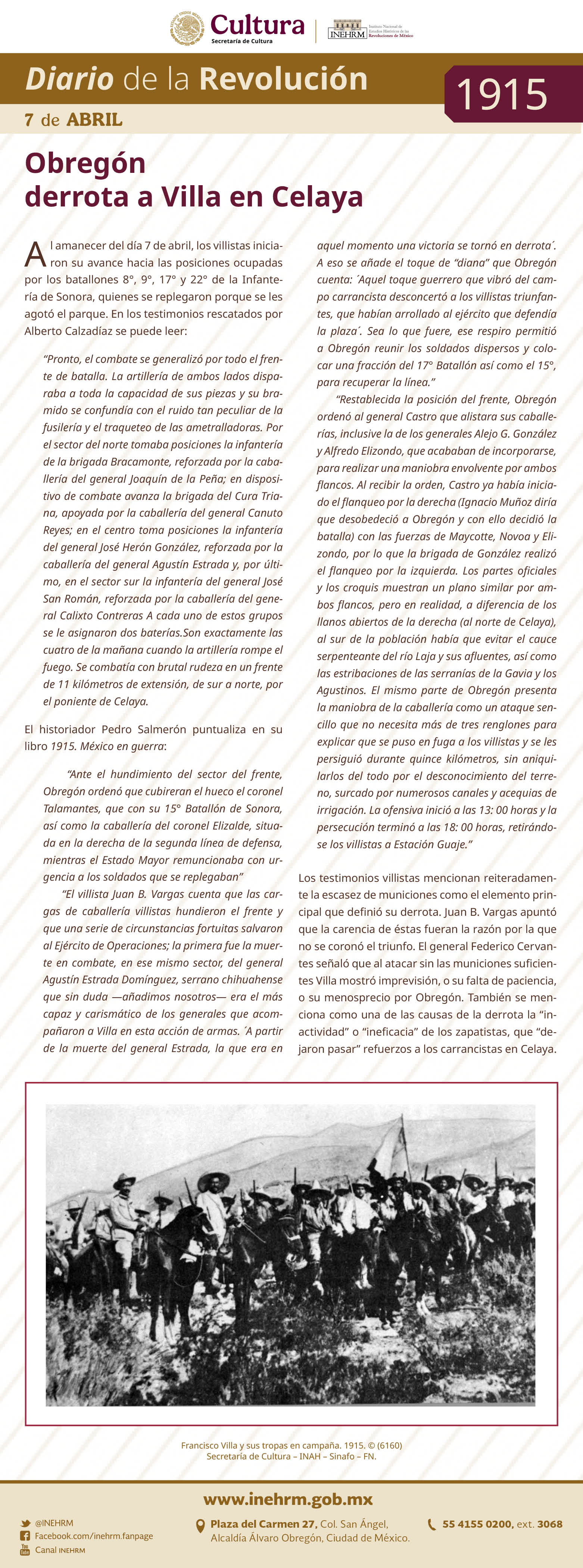 7 de abril 1915