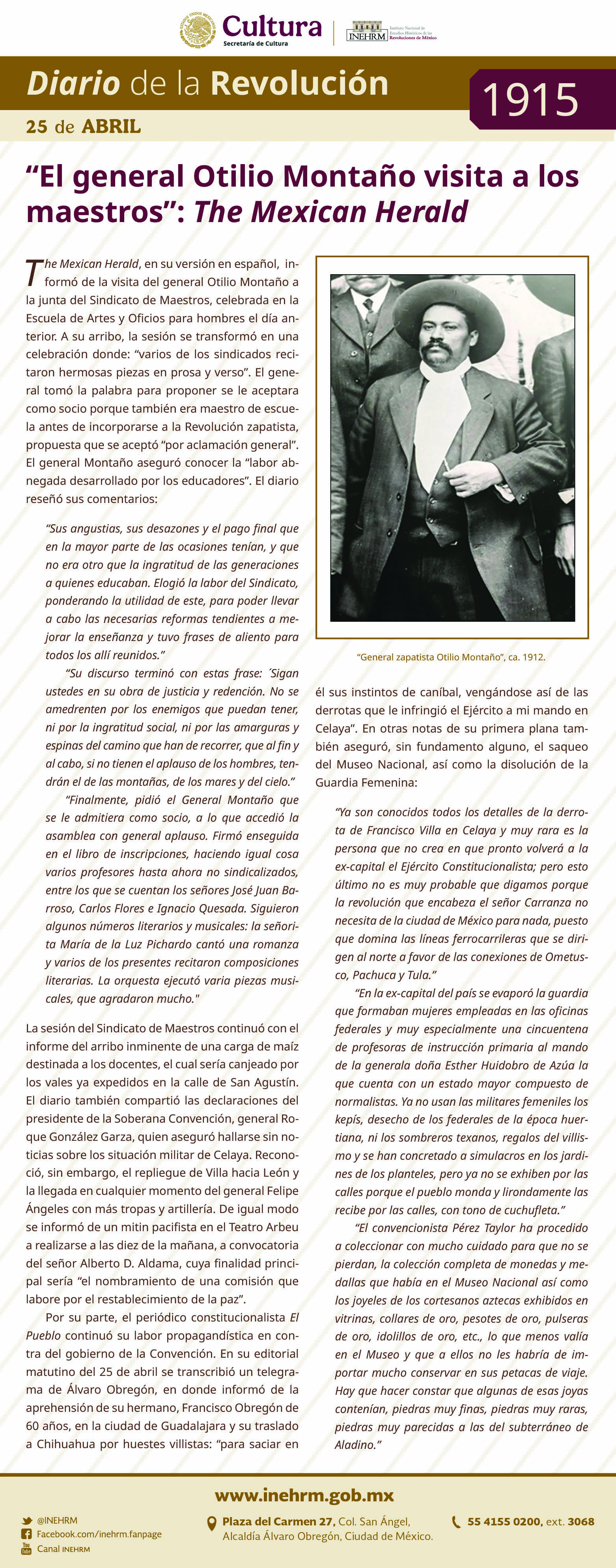 25 de abril 1915