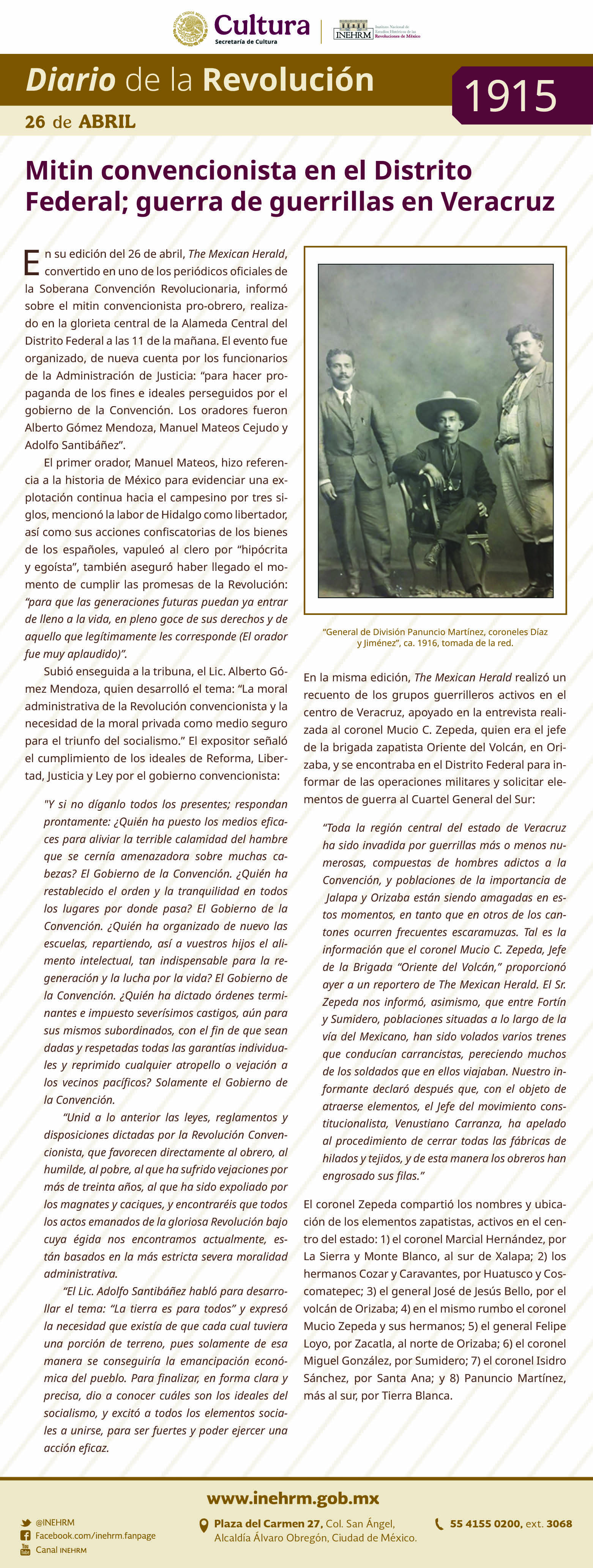 26 de abril 1915