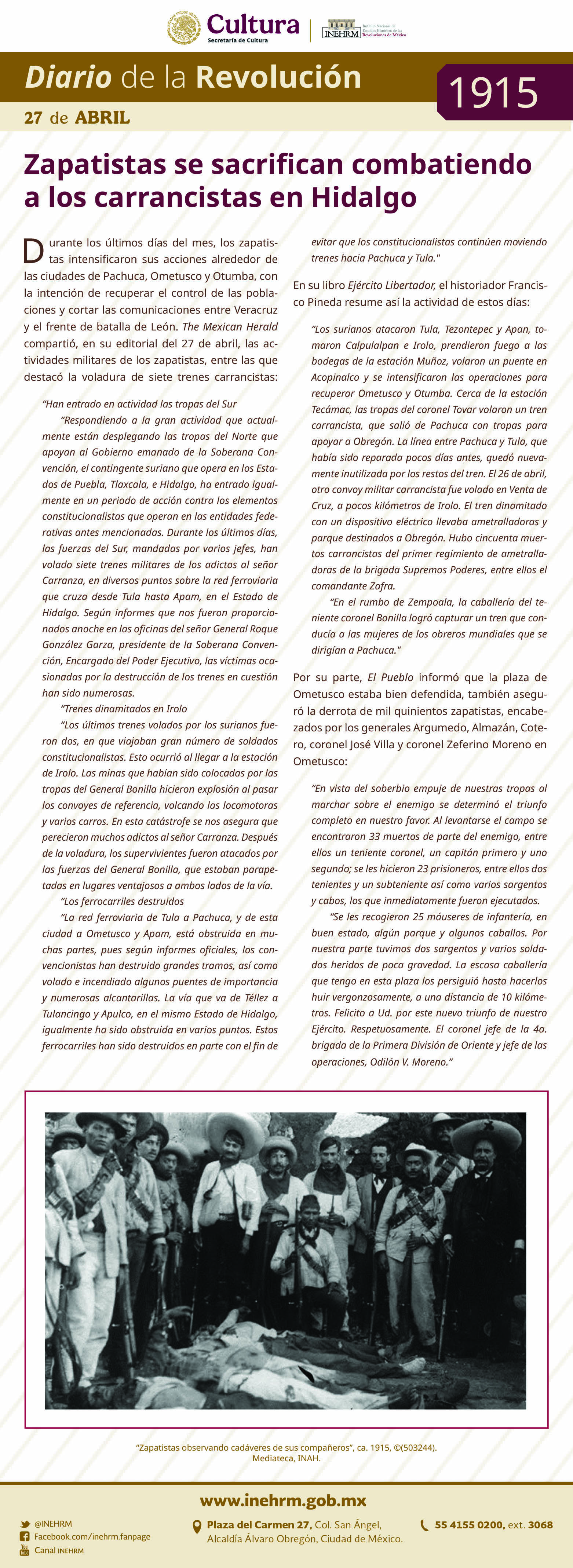 27 de abril 1915