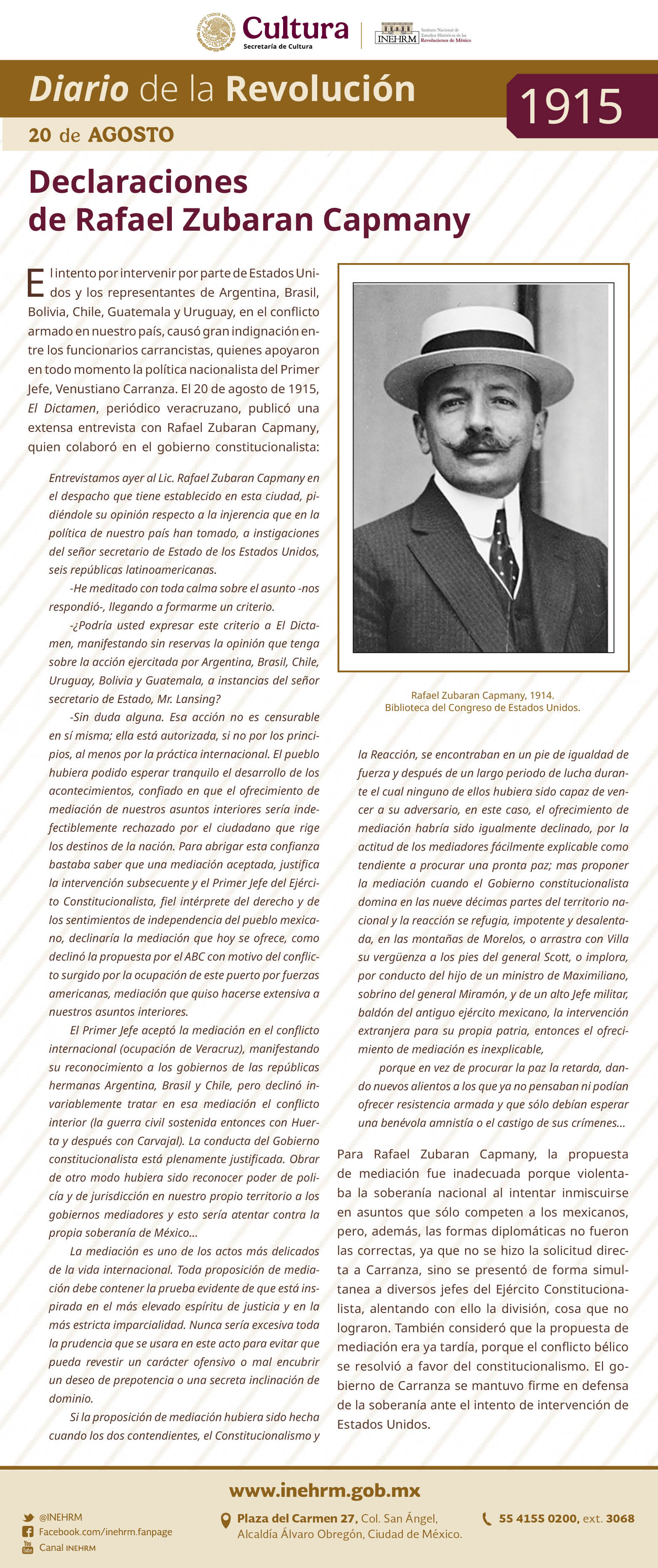 20 de agosto 1915