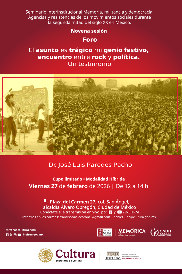 El asunto es trágico mi genio festivo, encuentro entre rock y política